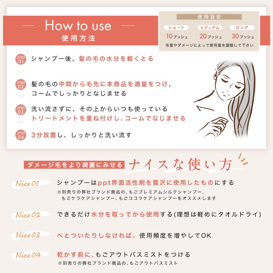もごプレミアム集中ヘアケアウォーター フローラルシトラスの香り