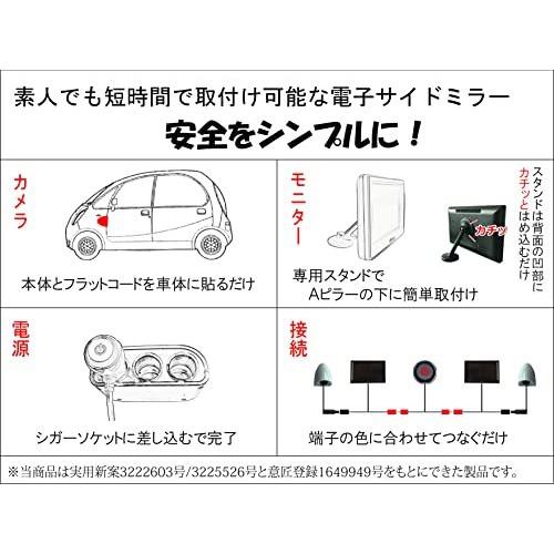 蝦眼(エビアイ) サイドミラー (白) S503-W 蝦眼 エビアイ