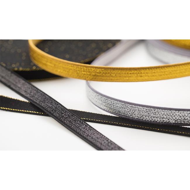 ラメ平織ゴム15mm巾　５ｍ巻 |  | 01