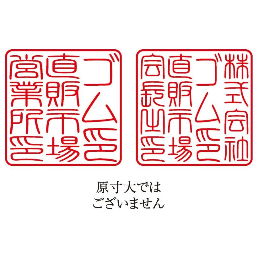 角印 耐油ゴム 36ミリ 篆書体 会社印 社印 法人印 印鑑 社判 屋号 Kaku 36 Ten B ゴム印直販市場ヤフー店 通販 Yahoo ショッピング