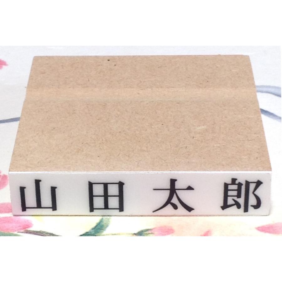 ゴム印・氏名印・事務印、文字の高さ10ミリ（縦12ミリ×横58ミリ） | 