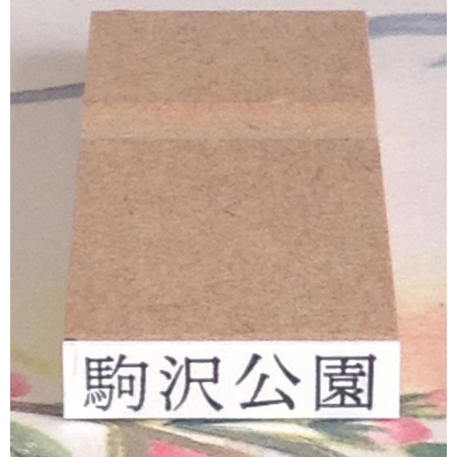 ゴム印・横２０ミリまで、文字の高さ4.75ミリ（13.5ポイント相当）フリーサイズ１行印 | 