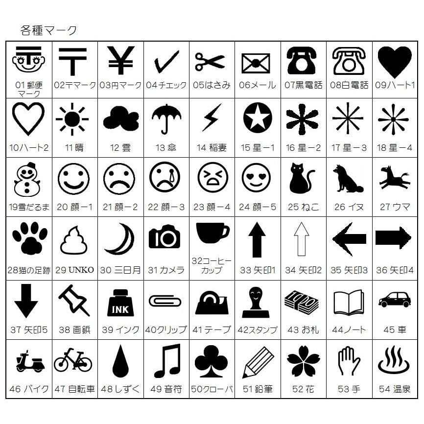 ゴム印・複行印、縦１８ミリ、横６０ミリ　アクリル台 |  | 05