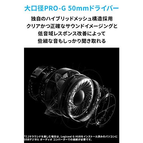 Logicool G ロジクール G PRO X ゲーミングヘッドセット G-PHS-003 PS5 PS4 PC Switch Xbox 有線 PRO PHS PS4 Switch Xbox ブラック 2年保証