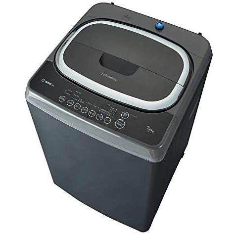 大人気新作 三ツ星貿易 全自動 (シルバー) LKW-7S スペースシルバー ワイド洗濯槽 風乾燥機能 レトロ 7kg ルプルミエール 洗濯機 洗濯機