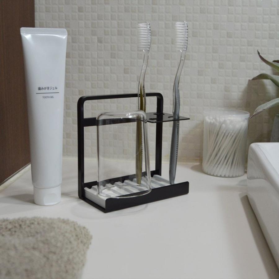 Collend 歯ブラシスタンド ドライトレイ付き 珪藻土 洗面台 4本 シンプル おしゃれ トレー付 モノトーン 白 黒 日東 Collend 027 家具 インテリアのgooca 通販 Yahoo ショッピング