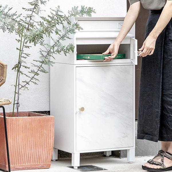 ポスト付き宅配ボックス 郵便ポスト スタンドポスト ポスト一 ポスト付き宅配ボックス 郵便ポスト スタンドポスト ポスト一