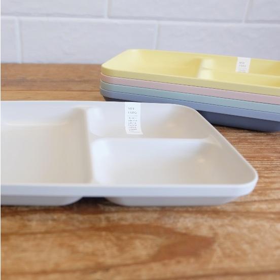 ミンファーリ ランチプレート 21.5cm 長方形 MIN FARG スタック仕切り