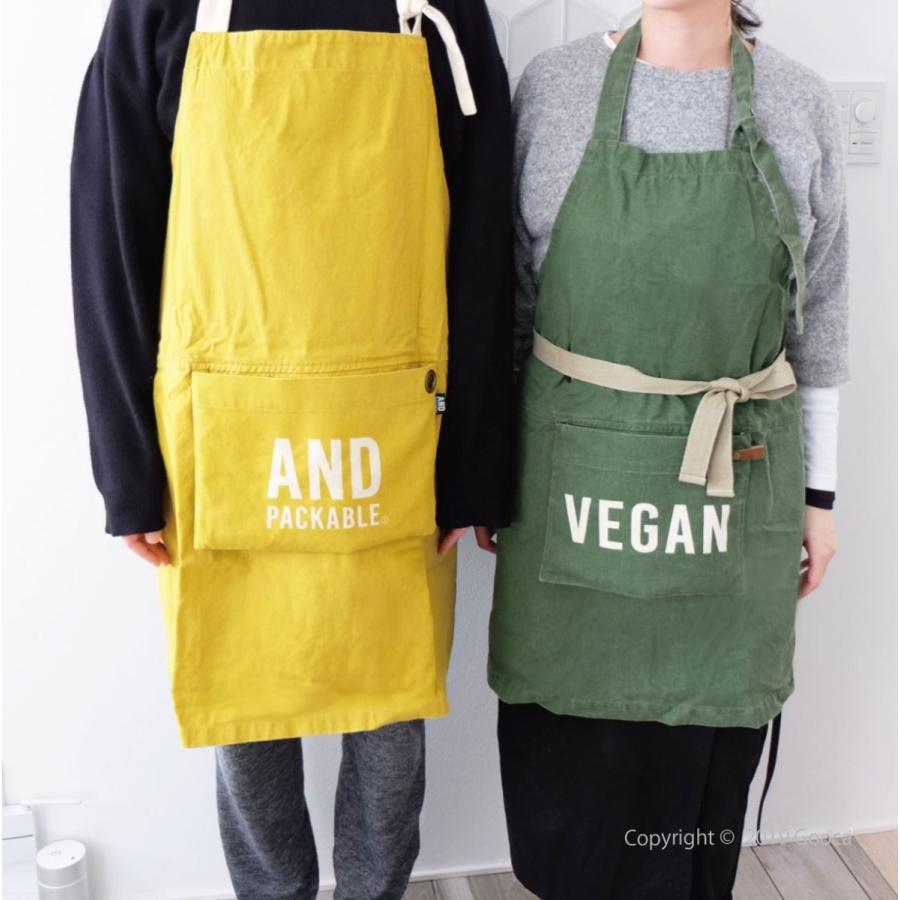 AND PACKABLE アンドパッカブル エプロン コンパクト 持ち運び