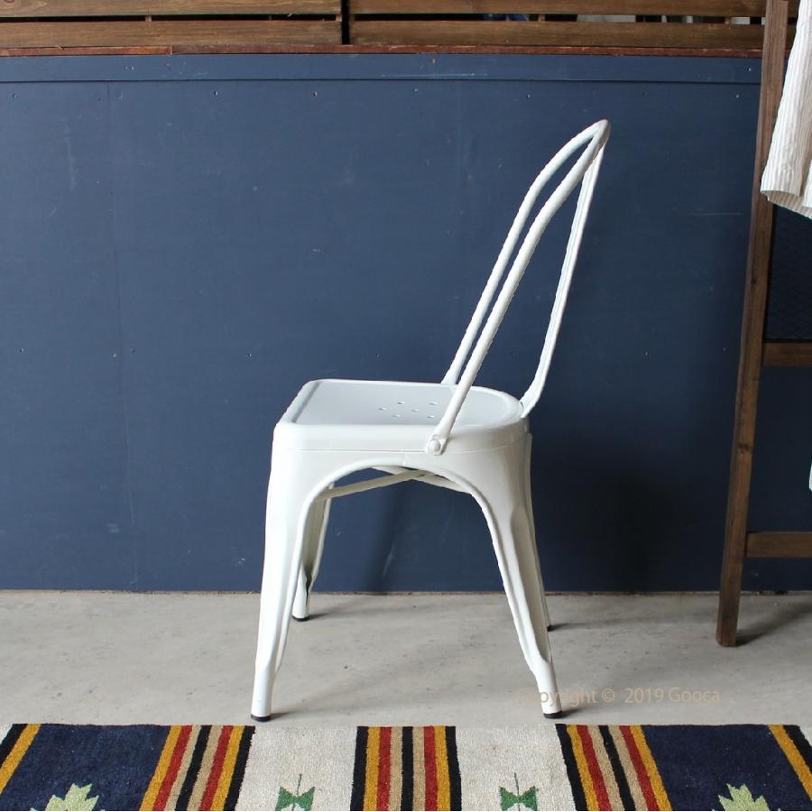 スタッキングチェア 4脚セット スチール ダイニング チェア 積み重ね