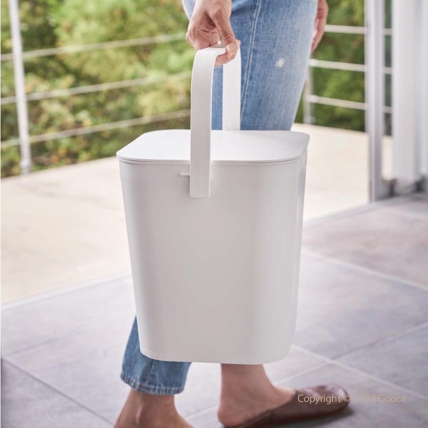 収納付きダストボックス ゴミ箱 おしゃれ 小 蓋つき 北欧 月兎 ぶんぶく BUNBUKU 日本製