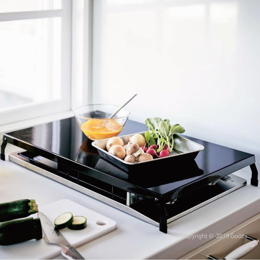 Tower 折り畳みガスコンロカバー ワイド コンロ上 作業台 台 プレート 白 黒 ビルトイン 据え置き ホワイト ブラック おしゃれ シンプル 北欧 タワー 山崎実業 Tower 044 家具 インテリアのgooca 通販 Yahoo ショッピング