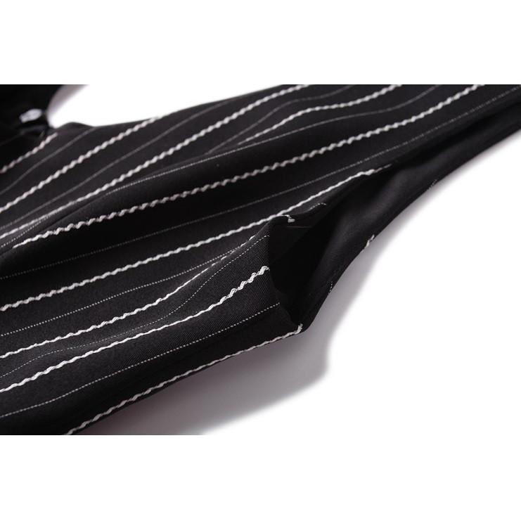 激安アウトレット サロペット 袖コンシャス 七分袖 カットソー トップス セットアップ レディース Clothes Good ストライプ セットアップ サイズ 色 Mストライプ Folliq4 Com