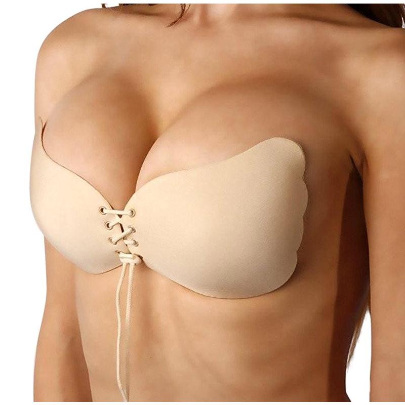 ヌーブラ 水着 ドレス 盛れる 粘着力 シリコンブラ バストアップ 谷間メイク 安い Himomori1 グッドコーポレーションヤフー店 通販 Yahoo ショッピング