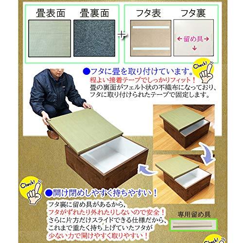 アルファタカバ　畳ユニット　収納　ボックス(高さ40cmハイタイプ)60cm×60cm　グリーン