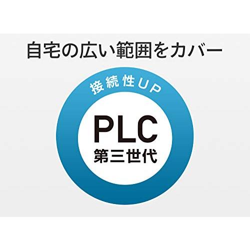 アイ・オー・データ　PLCアダプター　有線LAN　コンセント　子機セット　日本メーカー　親機　PLC-HD240ER-S