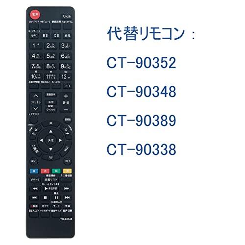 PerFascin 代替リモコン FITS FOR CT-90352 CT-90348 CT-90389 CT-90338 TOSHIBA 東芝 レグザ REGZA テレビ 55Z1 47Z1 42Z1 37Z1 37Z1S 42ZS1 37ZS1｜good-deal｜04