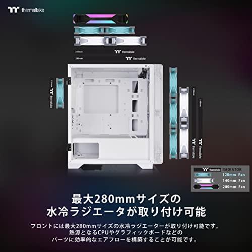 Thermaltake S100 TG Snow Edition 強化ガラス ミニタワーPC Thermaltake S100 TG Snow Edition 強化ガラス ミニタワーPC