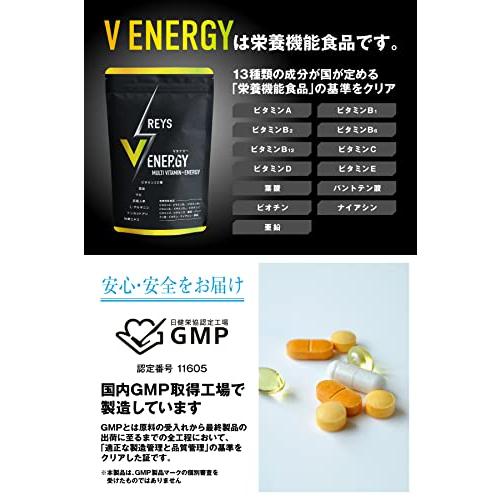 REYS レイズ 【 V ENERGY 】 Vエナジー 山澤礼明  マルチビタミン タブレット 亜鉛 マカ 高麗人参 アルギニン トンカットアリ 牡蠣エキス ビタミン13｜good-deal｜06