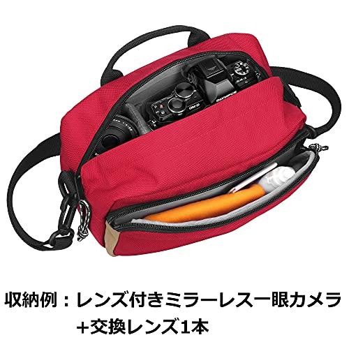 OUTDOOR PRODUCTS (アウトドアプロダクツ) カメラバッグ カメラショルダーバッグ03 2.5L レッド ODCSB03RD インナーバッグとしても使えるコンパクト｜good-deal｜02