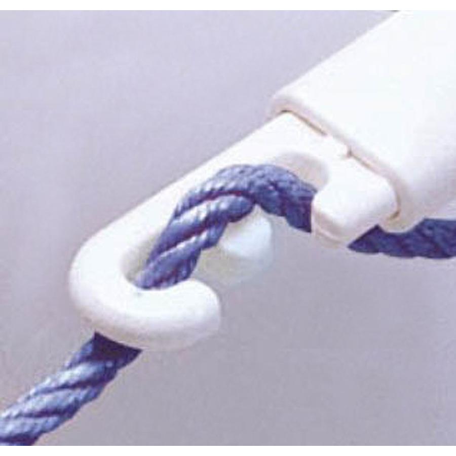 オーエ 洗濯 物干し ロープ ブルー 約長さ500cm ML2 洗濯ロープ 太巻 ハンガー 掛けられる スリット付｜good-deal｜04