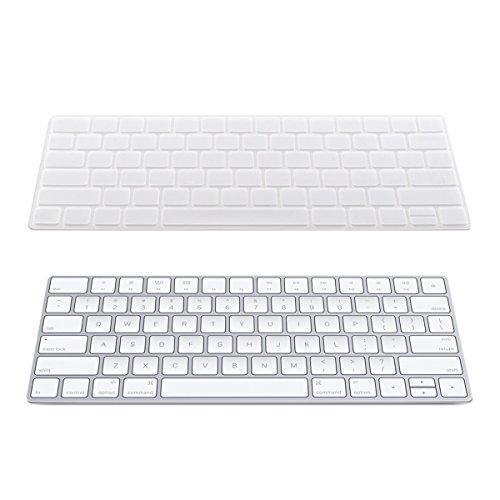 kwmobile 対応: Apple Magic Keyboard キーボードカバー - ノートパソコン ノートPC QWERTY配列 防塵 透明｜good-deal｜04