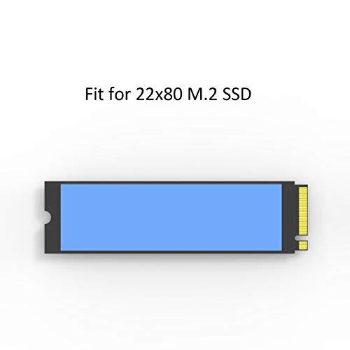 GLOTRENDS M.2 NVMe SSD 冷却用サーマルパッド、10パック2種類の厚さ0.5mm、1.0mm 熱伝導性シリコンパッド、2.0 W/mk熱伝導率｜good-deal｜03