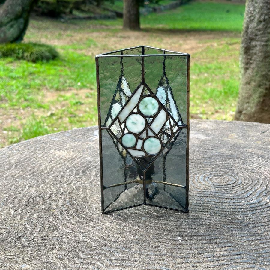 お買い物祭りWEEK！／ステンドグラスライト 糸魚川翡翠 天然記念物 国  