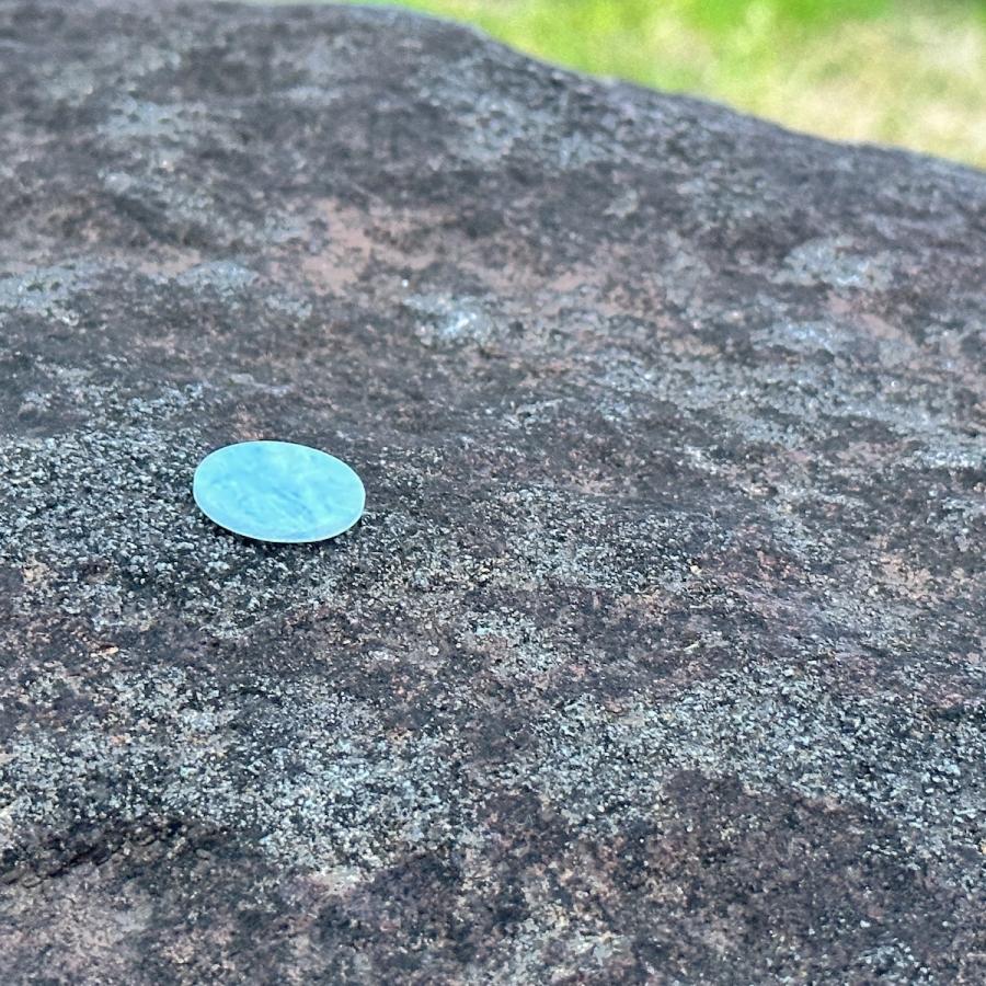 糸魚川翡翠＞希少ラベンダー翡翠 コイン型ルース : グッドリッチ