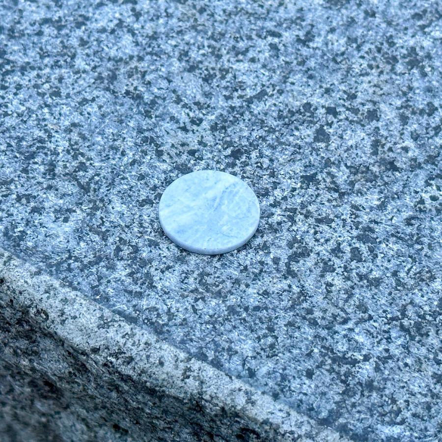 糸魚川翡翠＞希少ラベンダー翡翠 コイン型ルース : グッドリッチ