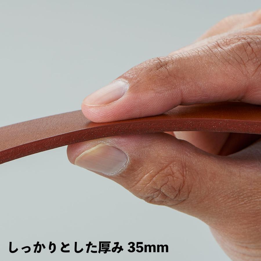 最大ウエスト119cm対応 長〜いベルト ふくよかさんOK「肉厚一枚革栃木レザーベルト」細い方もOK_2