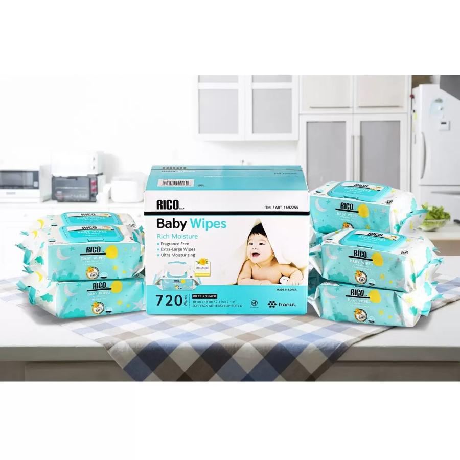 Amazon.co.jp: ベテイ RICO 赤ちゃん用 おしりふき 720枚 × 2個