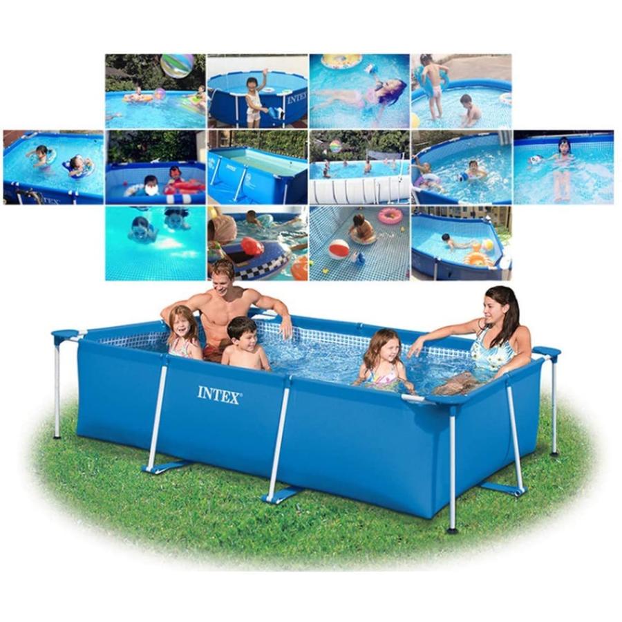 即納品！【3m特大プール＋プールカバー 2点セット】【3m×2m×75cm 