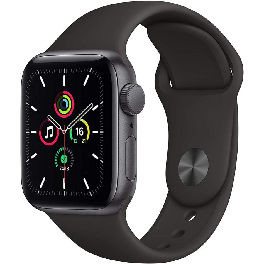 Apple Watch SE GPSモデル 40mm スペースグレイアルミニウムケースと  