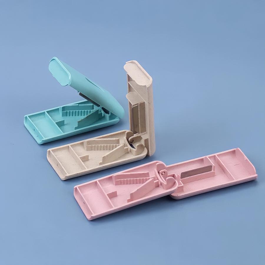 ピルケース ピルカッター内蔵 すぐに取り出せる 錠剤ケース : GOOD