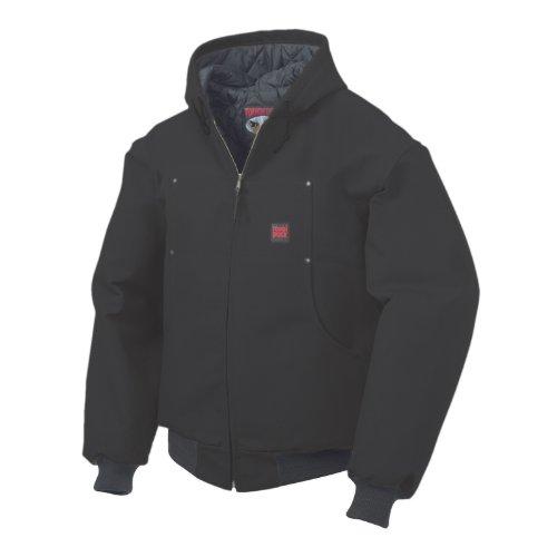 【並行輸入品】Tough Duck Men's Hooded Bomber Outerwear, Black, XLの画像