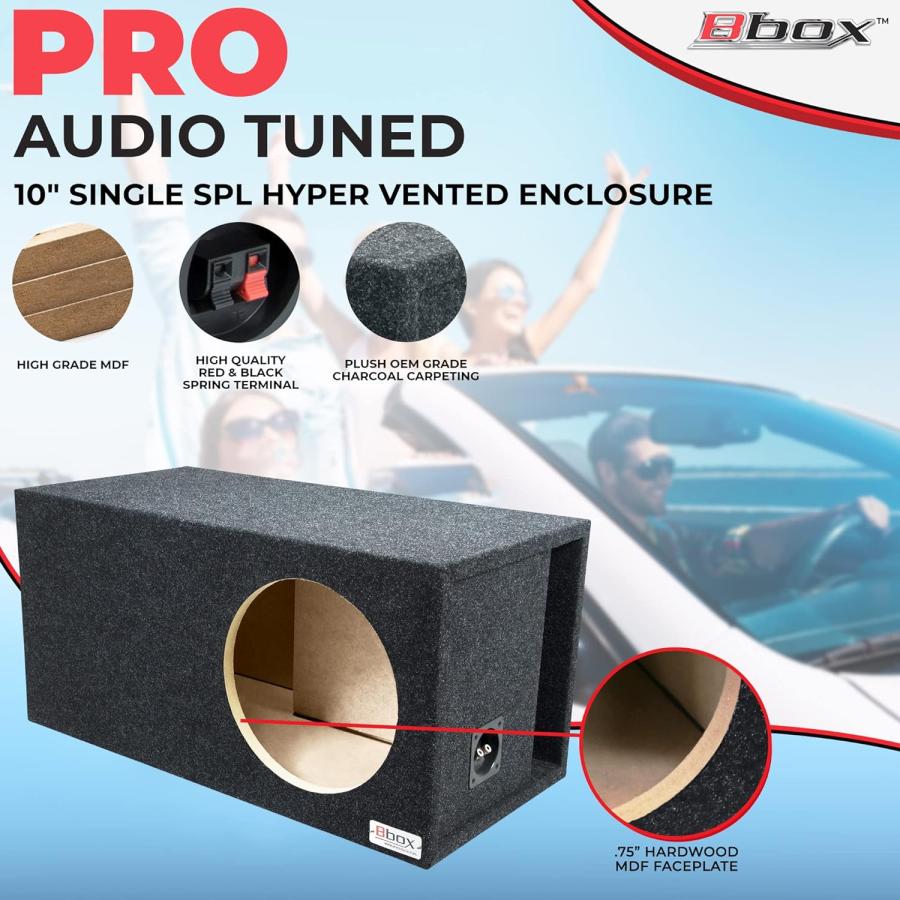 並行輸入品】Atrend Bbox シングルベント付き10インチサブウーファー