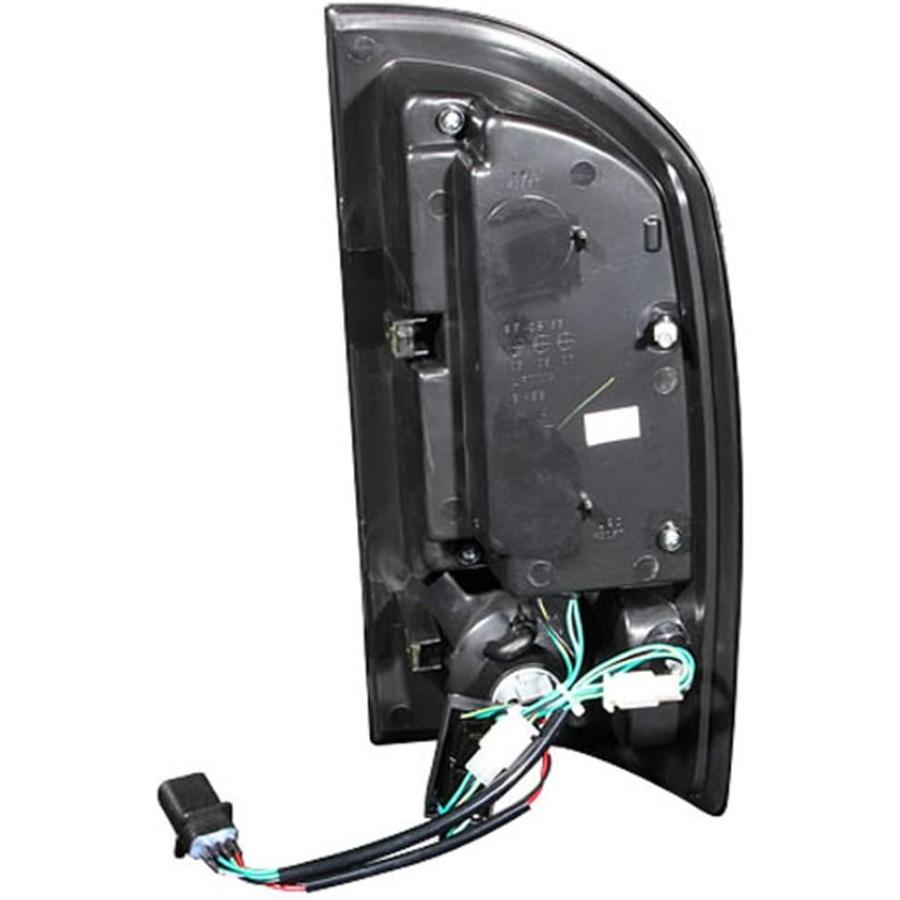 【並行輸入品】Anzo USA 311018 ダッジ・ラム ブラックLEDテールライトアセンブリ - (ペアで販売)の画像