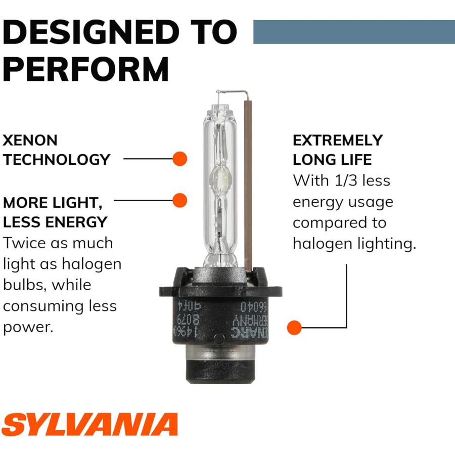 【並行輸入品】SYLVANIA 高輝度放電(HID)電球 (電球1個) D2S　_3