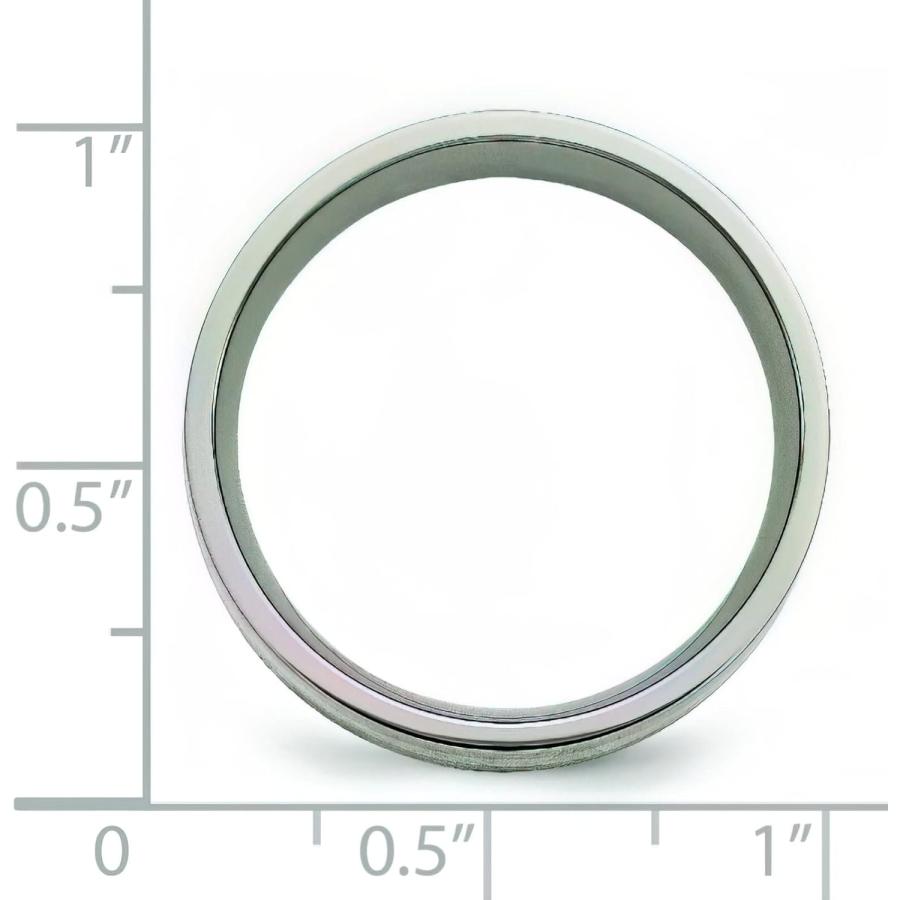 【並行輸入品】チタン14Kゴールド 8mm メンズ 結婚指輪 サイズ10.5の画像