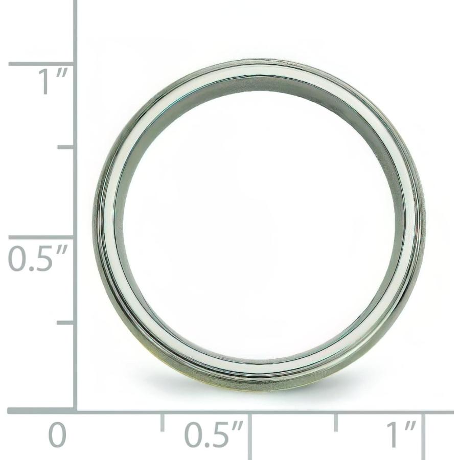 【並行輸入品】Titanium 14K Gold 6mm Wedding Mens Ring Size 10.5の画像