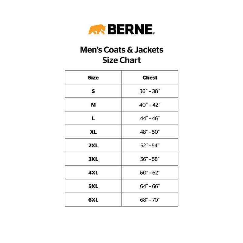 【並行輸入品】Berne メンズ ハートランド ウォッシュドチョアコート, バーク, Large Berne Men's Original Waの画像