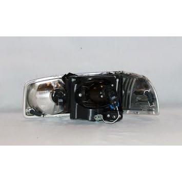 【並行輸入品】TYC 20-6859-00 GMC 助手席側ヘッドライトアセンブリに対応の画像
