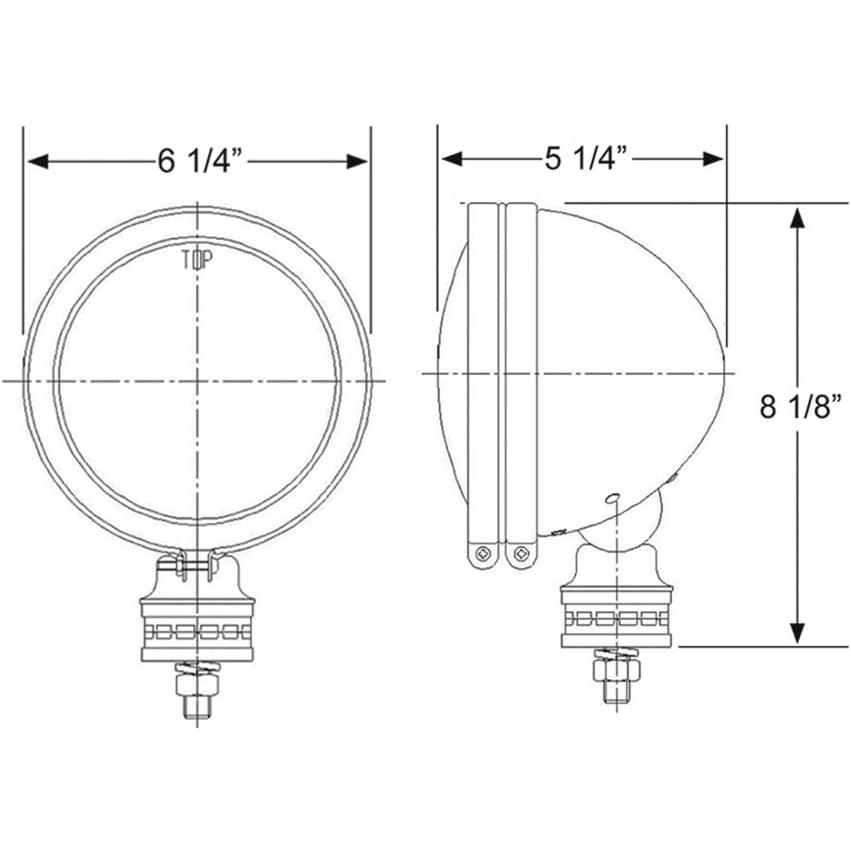 【並行輸入品】(Pack of 1) - Blazer C52CW Baja Off Road 100-Watt Quartz Halogen Lig