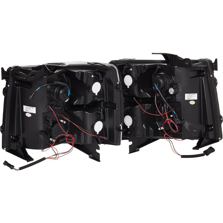 【並行輸入品】Spyder Auto Chevy ado 1500/2500/3500 ハロゲンLEDプロジェクターヘッドライト ブラック PRO-Yの画像