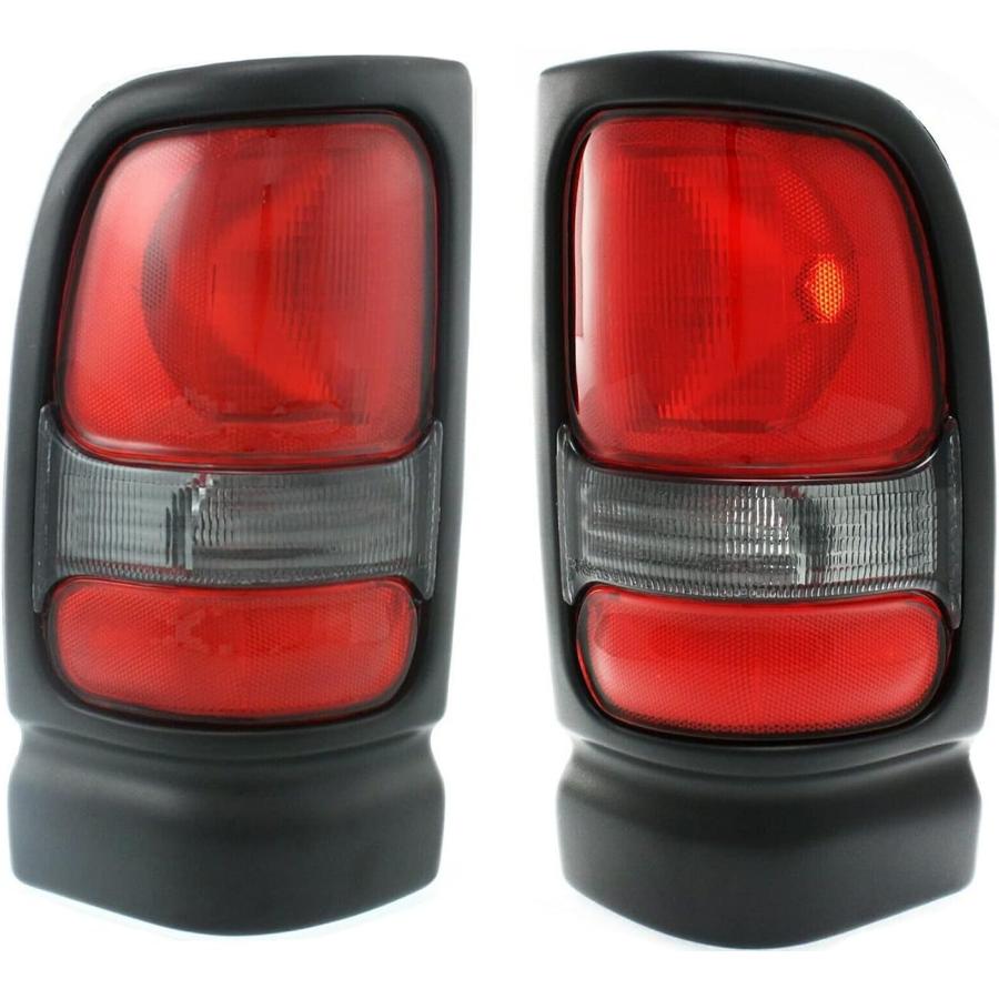 【並行輸入品】Dodge RAM Pickup (non-Sport) Replacement Tail Light Unit (Black) - 1_2