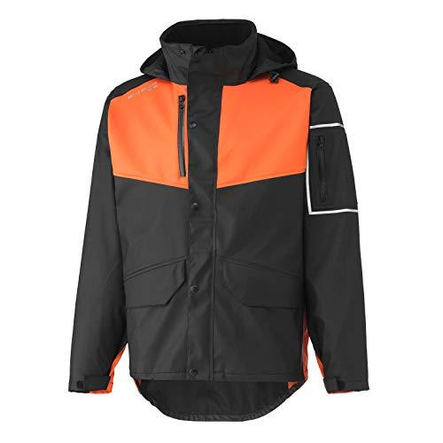 【並行輸入品】Helly Hansen Work Wear メンズ ウエストコーストジャケット ブラック/ダークオレンジ XXL Helly Hの画像