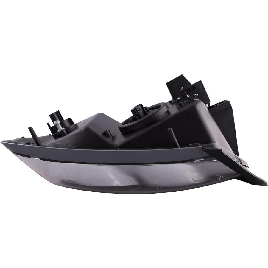 【並行輸入品】HEADLIGHTSDEPOT クロムハウジング ハロゲンヘッドライト Dodge Dakota 2005対応 左運転席側ヘッドランプ付の画像