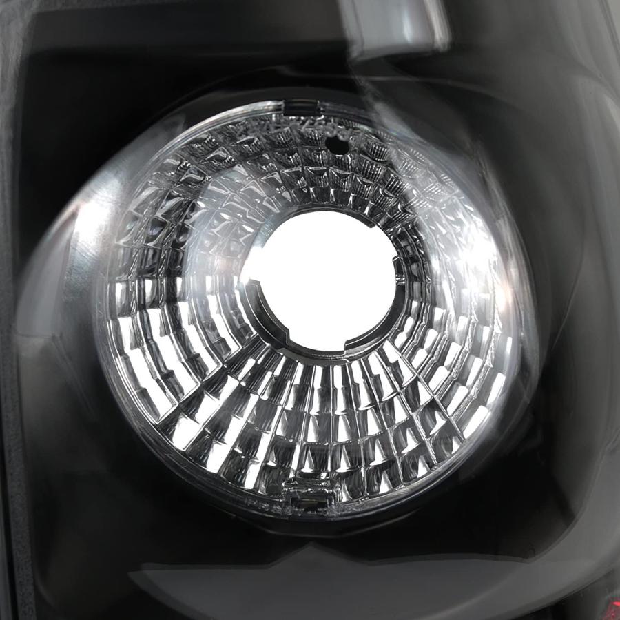 【並行輸入品】Spec-D Tuning ブラックハウジング クリアレンズテールライト 2003-2006 シボレーシルバラード 1500 2500_4