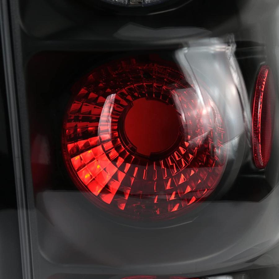 【並行輸入品】Spec-D Tuning ブラックハウジング クリアレンズテールライト 2003-2006 シボレーシルバラード 1500 2500_5